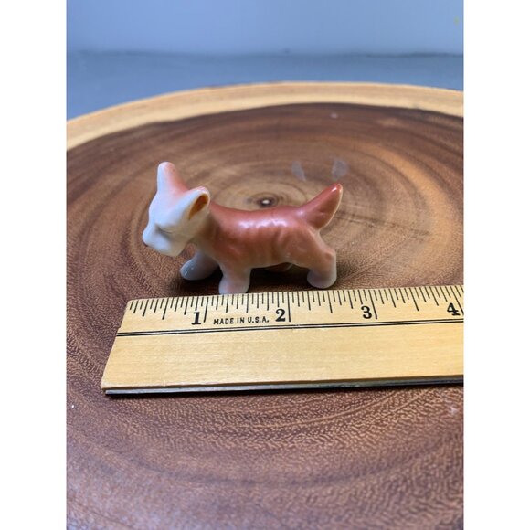 Vintage Japan Porcelain Dog Figurine Collectible 1.5 Inch tall - Picture 5 of 8